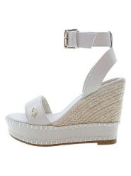 U.S. Polo Assn. Sandały w kolorze białym na koturnie rozmiar: 38. Białe sandały damskie U.S. Polo Assn., bez wzorów, bez obcasa, na koturnie. Za 217.99 zł.