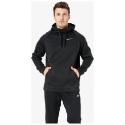 Nike Bluza Thrma Hd Po , czarny, rozmiar XL. Czarne bluzy z kapturem męskie Nike, l, z materiału. W wyprzedaży za 179.99 zł.