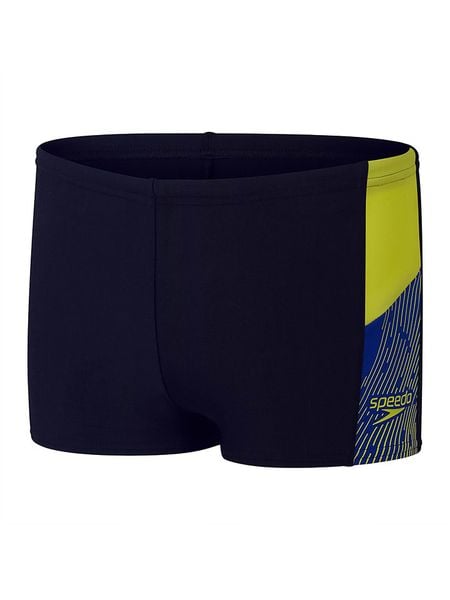 Speedo Kąpielówki "Eco Dive" w kolorze granatowo-niebiesko-zielonym rozmiar: 176. Niebieskie kąpielówki męskie Speedo, bez wzorów, z materiału. Za 56.93 zł.