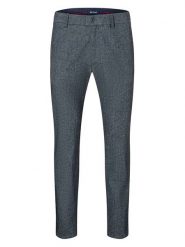 MAC Spodnie chino "Lennox" w kolorze granatowym rozmiar: W33/L30. Niebieskie spodnie materiałowe męskie MAC, bez wzorów. Za 283.48 zł.