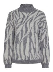 Pieces Sweter w kolorze szarym rozmiar: XS. Szare golfy damskie Pieces, xs, bez wzorów, z wełny, bez ramiączek. Za 126.45 zł.
