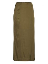 MOSS COPENHAGEN Spódnica "Julietta" w kolorze khaki rozmiar: XS. Brązowe spódniczki damskie MOSS COPENHAGEN, xs, bez wzorów, maxi, proste. Za 127.35 zł.