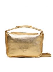 Patrizia Pepe Torebka 8B0316/L179-Y442 Złoty. Żółte torebki klasyczne damskie Patrizia Pepe, bez wzorów, ze skóry, bez dodatków. Za 1,089.00 zł.