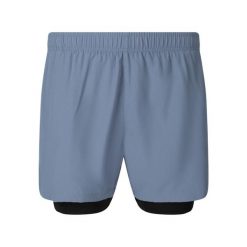 Szorty 2 w 1 Endurance Kros. Czarne szorty męskie Endurance, bez wzorów, sportowe. Za 159.00 zł.