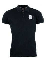 Peak Mountain Koszulka polo w kolorze czarnym rozmiar: XXL. Czarne bluzki damskie Peak Mountain, xxl, bez wzorów, z bawełny, bez kołnierzyka, bez ramiączek. Za 107.12 zł.