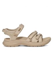 Teva Sandały trekkingowe "Tirra Sport" w kolorze beżowym rozmiar: 40. Brązowe sandały damskie Teva, bez wzorów, bez obcasa, na płaskiej podeszwie. Za 259.74 zł.