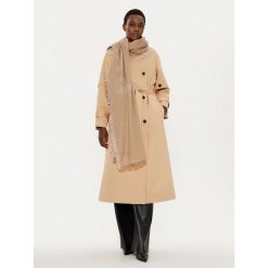 Szal Weekend Max Mara. Brązowe szaliki i kominy damskie Weekend Max Mara, bez wzorów. Za 469.99 zł.