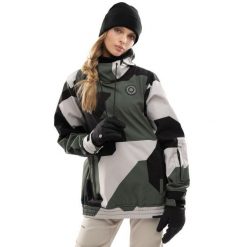 Kurtka snowboardowa damska W1-W Snowy. Zielone kurtki narciarskie i snowboardowe damskie SIROKO, m, bez wzorów, z materiału, bez kaptura, narciarskie. Za 380.00 zł.