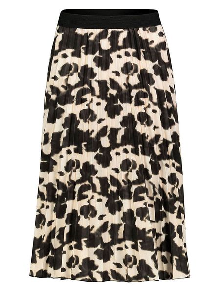 Sublevel Sukienka w kolorze beżowo-czarnym rozmiar: L/XL. Brązowe sukienki damskie Sublevel, l, bez wzorów, bez kołnierzyka, bez ramiączek, midi. Za 104.64 zł.