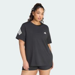 Koszulka do biegania ADI365 CLIMACOOL Iconic. Czarne bluzki sportowe damskie Adidas, l, bez wzorów, z dzianiny, bez ramiączek. Za 149.00 zł.
