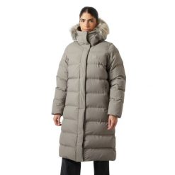 Parka dla kobiet Helly Hansen Aria. Szare parki damskie Helly Hansen, na zimę, bez wzorów. W wyprzedaży za 1,293.50 zł.