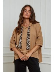 L'armoire de Suzette Bluza w kolorze jasnobrązowym rozmiar: 38/40. Brązowe bluzy z kapturem damskie L'armoire de Suzette, l. Za 152.26 zł.