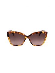 Lanvin Damskie okulary przeciwsłoneczne w kolorze jasnobrązowo-żółtym rozmiar: 59. Brązowe okulary przeciwsłoneczne damskie Lanvin. Za 434.85 zł.