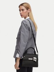 KARL LAGERFELD Torebka B3W30125 Czarny. Czarne torebki klasyczne damskie Karl Lagerfeld, bez wzorów, ze skóry, bez dodatków. Za 849.99 zł.