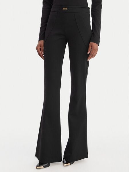 Versace Jeans Couture Spodnie materiałowe 80HAA115 J0092 Czarny Flare Fit. Czarne jeansy damskie Versace Jeans Couture, bez wzorów, z jeansu. Za 746.99 zł.