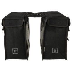 Podwójna torba Fastrider Canvas. Czarne torebki klasyczne damskie FASTRIDER, bez wzorów, z materiału, bez dodatków. Za 485.50 zł.