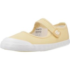 Sandały CONGUITOS CANVAS MARY JANE Żółty. Żółte sandały damskie CONGUITOS, bez wzorów, z tkaniny, bez obcasa. Za 135.99 zł.