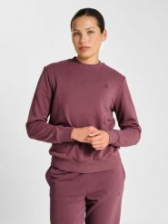 Bluza damska Hummel Pulse. Czerwone bluzy bez kaptura damskie HUMMEL, s, z bawełny. Za 236.00 zł.
