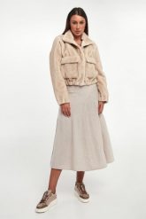 Spódnica wełniana z kaszmirem Ermes MARELLA. Spódniczki damskie Marella, m, bez wzorów, z kaszmiru. Za 1,119.00 zł.