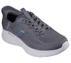 Buty do chodzenia męskie Skechers 232466OFWT. Białe buty sportowe na co dzień męskie Skechers, z materiału, bez zapięcia, trekkingowe. Za 364.00 zł.