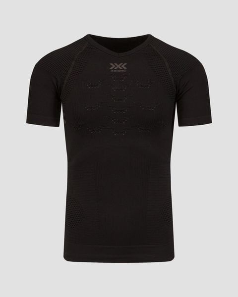 Koszulka termoaktywna męska X-Bionic X-Plorer Energizer 4.0 Black. Czarne bielizna termoaktywna męska X BIONIC, l, bez wzorów, z tkaniny. Za 420.00 zł.