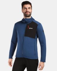 Męska bluza polarowa Kilpi SEVELEN-M. Niebieskie bluzy bez kaptura męskie Kilpi, m, z materiału. Za 473.69 zł.