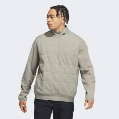 Bluza Ultimate365 Quilted Dwr Half Zip. Zielone bluzy bez kaptura męskie Adidas, m. Za 649.00 zł.