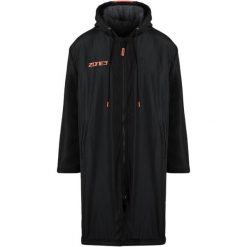 Płaszcz ZONE3 Recycled Robe Parka. Brązowe parki damskie ZONE3, l, bez wzorów, sportowe. Za 499.99 zł.