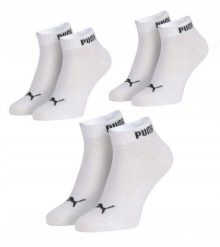 Skarpetki unisex Puma 3-PAK. Białe skarpetki męskie Puma, bez wzorów, z bawełny. Za 26.90 zł.