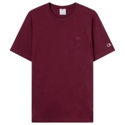 T-Shirt Champion Ss Tee Dorośli. Czerwone t-shirty męskie CHAMPION, s, bez wzorów, z bawełny, bez kołnierzyka. Za 167.99 zł.