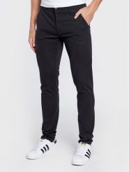 Blend Spodnie materiałowe Natan 20703472 Czarny Regular Fit. Czarne spodnie materiałowe męskie Blend, bez wzorów, z bawełny. Za 129.99 zł.