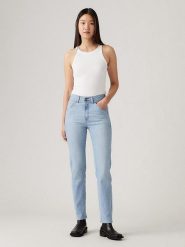 Levi's Dżinsy - Slim fit - w kolorze błękitnym rozmiar: W26/L30. Niebieskie jeansy damskie Levi's, z podwyższonym stanem. Za 130.50 zł.