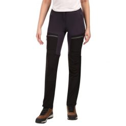 Damskie spodnie outdoorowe Kilpi HOSIO-W. Czarne spodnie dresowe damskie Kilpi, l, bez wzorów, z nylonu. Za 380.74 zł.