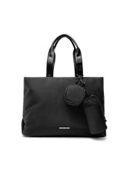 Jenny Fairy Torebka RD6094 Czarny. Czarne torebki klasyczne damskie Jenny Fairy, bez wzorów, z materiału, bez dodatków. Za 101.98 zł.