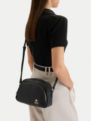 Beverly Hills Polo Club Torebka CEO-BHPC-C-013-09 Czarny. Czarne listonoszki damskie Beverly Hills Polo Club, bez wzorów, z materiału, bez dodatków. Za 199.99 zł.