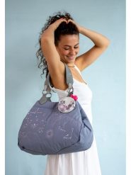 Fritzi aus Preußen Shopper bag "Izzy" w kolorze niebieskoszarym - 42 x 29 x 15 cm rozmiar: onesize. Niebieskie shopper bag damskie Fritzi aus Preußen, bez wzorów, z materiału, na ramię, bez dodatków. Za 156.61 zł.