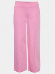 ICHI Spodnie materiałowe 20113287 Różowy Relaxed Fit. Czerwone spodnie materiałowe damskie Ichi, bez wzorów, z bawełny. Za 149.99 zł.