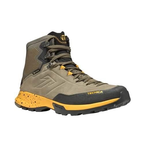 Buty trekkingowe męskie Tecnica Forge Hike Mid Gtx. Brązowe buty trekkingowe męskie TECNICA, z materiału, za kostkę, bez zapięcia, trekkingowe. Za 959.00 zł.