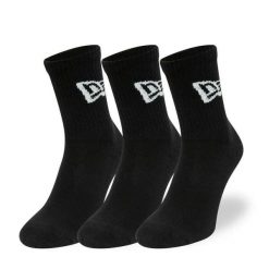 Skarpetki z flagą New Era Crew. Czarne skarpetki damskie New Era, bez wzorów, z bawełny. Za 97.50 zł.