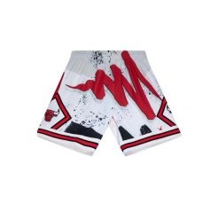 Szorty Chicago Bulls NBA Hyper Hoops Swingman 1997. Białe szorty damskie Mitchell & Ness, bez wzorów. Za 352.00 zł.