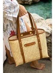 Maison héritage PARIS Torebka "Bondi" w kolorze jasnobrązowym - 28,5 x 26 x 18 cm rozmiar: onesize. Brązowe torebki klasyczne damskie maison héritage PARIS, bez wzorów, z materiału, bez dodatków. Za 434.99 zł.