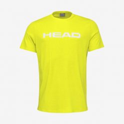 CLUB BASIC T-Shirt Men. Żółte t-shirty damskie HEAD, s, bez wzorów, bez kołnierzyka. W wyprzedaży za 59.50 zł.