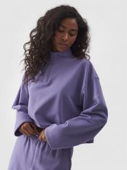 4F Bluza w kolorze fioletowym rozmiar: L. Różowe bluzy bez kaptura damskie 4f, l. Za 79.03 zł.