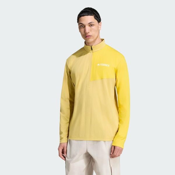 Koszulka Terrex Multi Climacool 1/2 Zip Long Sleeve. Niebieskie koszulki męskie z długim rękawem Adidas, m, z dżerseju. Za 298.20 zł.