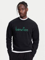 United Colors Of Benetton Bluza 3FWYU109S Szary Regular Fit. Szare bluzy bez kaptura męskie United Colors Of Benetton, m, z bawełny. Za 129.99 zł.