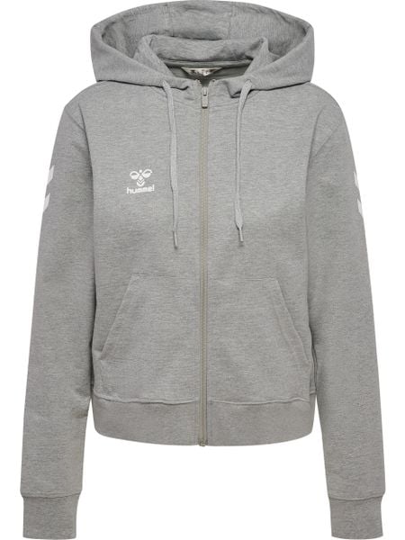 Damska bluza z kapturem zapinana na zamek Hummel Go 2.0 Chevron. Niebieskie bluzy z kapturem damskie HUMMEL, s, z bawełny. Za 240.50 zł.