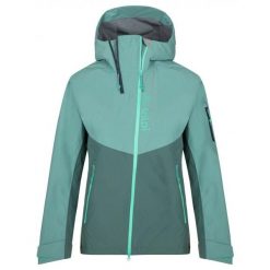 Damska kurtka outdooroowa Kilpi METRIX-W. Zielone kurtki damskie Kilpi, m, bez wzorów, z materiału, z kapturem. Za 731.89 zł.