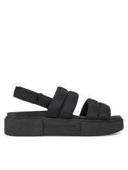 Tommy Jeans Sandały Tjw Flatform Sandal EN0EN02802 Czarny. Czarne sandały damskie Tommy Jeans, bez wzorów, z jeansu, bez obcasa, na płaskiej podeszwie. Za 199.99 zł.