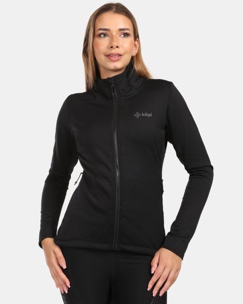 Damska bluza polarowa Kilpi SIREN-W. Czarne bluzy sportowe damskie Kilpi, z materiału. Za 267.13 zł.