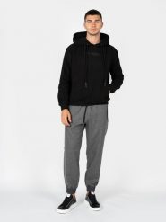 Les Hommes Bluza "Amaretta" | LBH1001700F | Mężczyzna | Czarny. Czarne bluzy bez kaptura męskie Les Hommes, m, z bawełny. W wyprzedaży za 799.00 zł.
